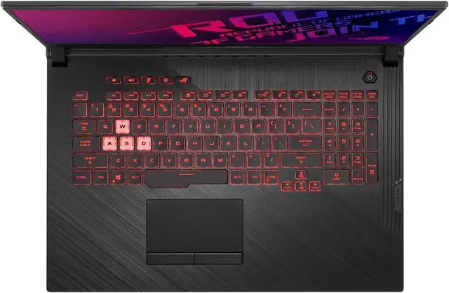 Alt view image 5 of 10 - ASUS ROG Strix G (2019) Gaming Laptop, 17.3" IPS Type FHD, NVIDIA GeForce GTX 1650, Intel Core i7-9750H, 16 GB DDR4, 1 TB PCIe NVMe SSD, RGB KB, Windows 10 Home, GL731GT-EB76