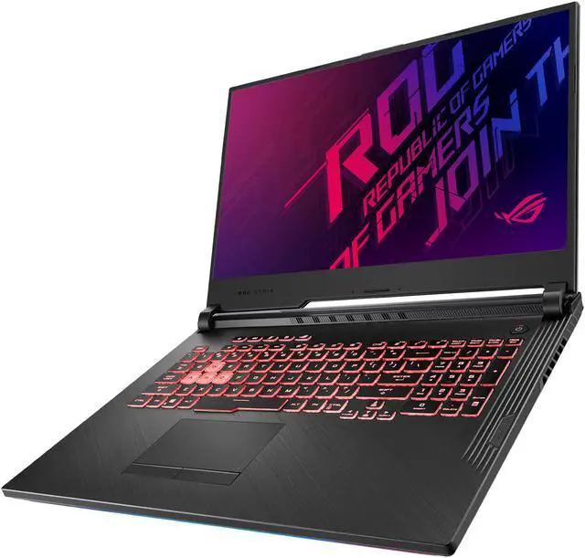 Alt view image 4 of 10 - ASUS ROG Strix G (2019) Gaming Laptop, 17.3" IPS Type FHD, NVIDIA GeForce GTX 1650, Intel Core i7-9750H, 16 GB DDR4, 1 TB PCIe NVMe SSD, RGB KB, Windows 10 Home, GL731GT-EB76