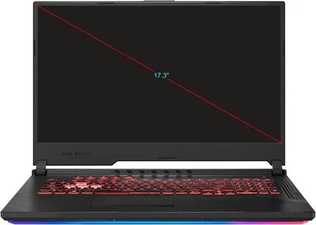 Alt view image 8 of 10 - ASUS ROG Strix G (2019) Gaming Laptop, 17.3" IPS Type FHD, NVIDIA GeForce GTX 1650, Intel Core i7-9750H, 16 GB DDR4, 1 TB PCIe NVMe SSD, RGB KB, Windows 10 Home, GL731GT-EB76
