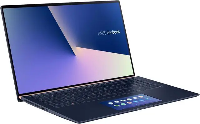 Alt view image 3 of 19 - ASUS ZenBook 15 Ultra-Slim Laptop 15.6" FHD NanoEdge Bezel, Intel Core i7-8565U, 16GB RAM, 1TB PCIe SSD, GeForce GTX 1650 Max Q, innovative ScreenPad 2.0, Windows 10 Pro, UX534FT-DB77, Royal Blue