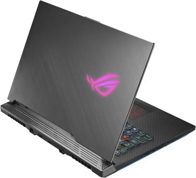 Alt view image 10 of 16 - ASUS ROG Strix Scar III (2019) Gaming Laptop, 15.6" 240 Hz 3 ms IPS Type FHD, NVIDIA GeForce RTX 2070, Intel Core i9-9880H, 32 GB DDR4, 1 TB PCIe NVMe SSD, Per-Key RGB KB, Windows 10 Pro, G531GW-XB96