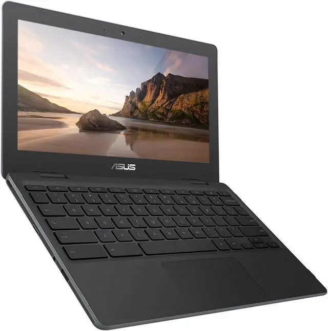 Alt view image 2 of 5 - ASUS C204MA-Q1-CB Chromebook Intel Celeron N4000 (1.10 GHz) 4 GB LPDDR4 Memory 32 GB eMMC SSD 11.6" Chrome OS