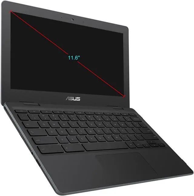 Alt view image 5 of 5 - ASUS C204MA-Q1-CB Chromebook Intel Celeron N4000 (1.10 GHz) 4 GB LPDDR4 Memory 32 GB eMMC SSD 11.6" Chrome OS
