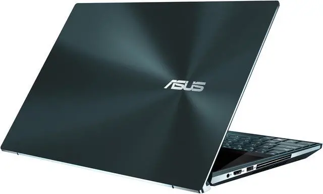 Alt view image 12 of 20 - ASUS ZenBook Pro Duo UX581 15.6" 4K UHD NanoEdge Bezel Touch, Intel Core i7-9750H, 16 GB RAM, 1 TB PCIe SSD, GeForce RTX 2060, Innovative ScreenPad Plus, Windows 10 Pro - UX581GV-XB74T, Celestial Blue