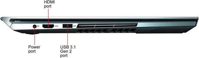 Alt view image 8 of 20 - ASUS ZenBook Pro Duo UX581 15.6" 4K UHD NanoEdge Bezel Touch, Intel Core i7-9750H, 16 GB RAM, 1 TB PCIe SSD, GeForce RTX 2060, Innovative ScreenPad Plus, Windows 10 Pro - UX581GV-XB74T, Celestial Blue