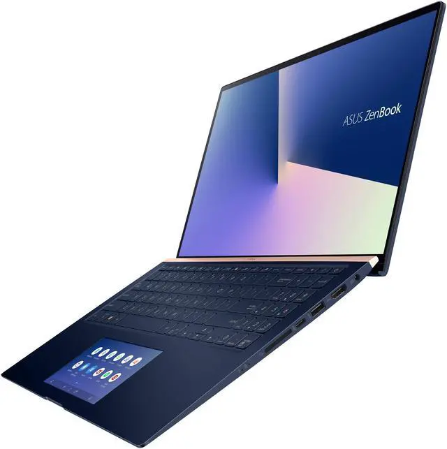 Alt view image 4 of 20 - ASUS ZenBook 15 Ultra-Slim Laptop 15.6" 4K UHD NanoEdge Bezel, Intel Core i7-10510U, 16 GB RAM, 1 TB PCIe SSD, GeForce GTX 1650, Innovative ScreenPad 2.0, Windows 10 Pro, UX534FTC-NH76, Royal Blue