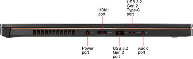 Alt view image 18 of 19 - ASUS ROG Zephyrus S - 17.3" GeForce RTX 2080 Max-Q - Intel Core i7-9750H  - 32GB Memory - 1 TB SSD - Windows 10 Pro 64-bit - Gaming Laptop - 300 Hz IPS (GX701GX-XH78 )