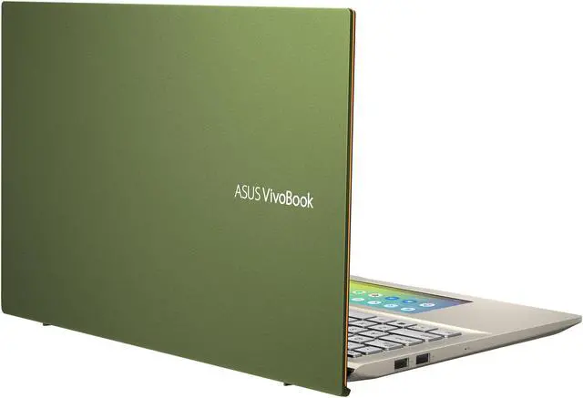 Main image of ASUS VivoBook S15 S532 Thin & Light Laptop, 15.6" FHD, Intel Core i5-10210U CPU, 8 GB DDR4 RAM, 512 GB PCIe SSD, Windows 10 Home, IR camera, S532FA-DH55-GN, Moss Green - Metal