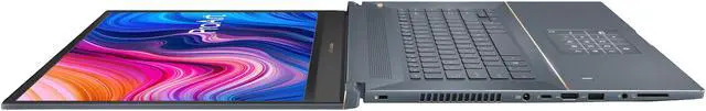 Alt view image 12 of 20 - ASUS ProArt StudioBook Pro 17 Mobile Workstation, 17" WUXGA NanoEdge Bezel, Intel Xeon E-2276M, 32 GB ECC DDR4, 2 TB PCIe SSD, NVIDIA Quadro RTX 3000, Windows 10 Pro, W700G3T-XS99, Turquoise Gray