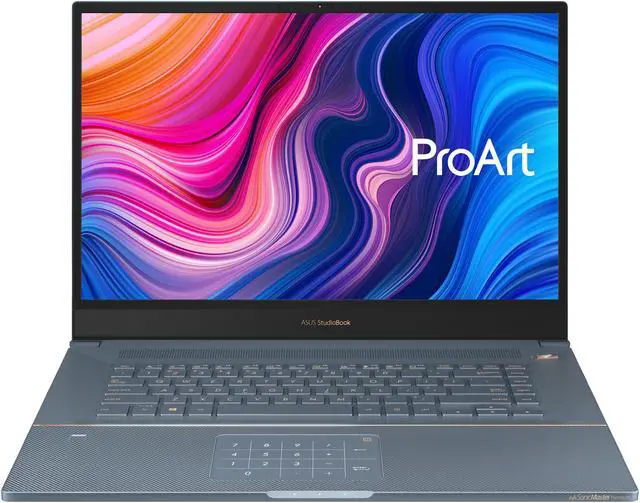 Alt view image 3 of 20 - ASUS ProArt StudioBook Pro 17 Mobile Workstation, 17" WUXGA NanoEdge Bezel, Intel Xeon E-2276M, 32 GB ECC DDR4, 2 TB PCIe SSD, NVIDIA Quadro RTX 3000, Windows 10 Pro, W700G3T-XS99, Turquoise Gray