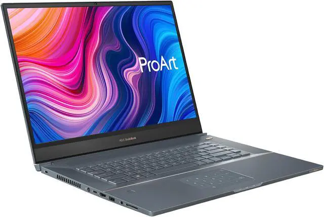 Alt view image 4 of 20 - ASUS ProArt StudioBook Pro 17 Mobile Workstation, 17" WUXGA NanoEdge Bezel, Intel Xeon E-2276M, 32 GB ECC DDR4, 2 TB PCIe SSD, NVIDIA Quadro RTX 3000, Windows 10 Pro, W700G3T-XS99, Turquoise Gray