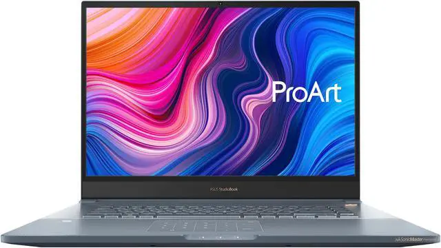 Alt view image 9 of 20 - ASUS ProArt StudioBook Pro 17 Mobile Workstation, 17" WUXGA NanoEdge Bezel, Intel Xeon E-2276M, 32 GB ECC DDR4, 2 TB PCIe SSD, NVIDIA Quadro RTX 3000, Windows 10 Pro, W700G3T-XS99, Turquoise Gray