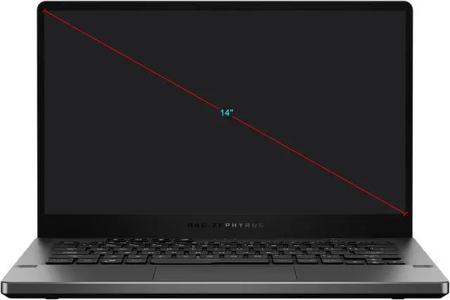 Alt view image 2 of 11 - ASUS ROG - 14.0" NVIDIA GeForce GTX 1660 Ti Max-Q - AMD Ryzen 7 4800HS  - 16GB Memory - 512 GB PCIe SSD - Windows 10 Home 64-bit - Gaming Laptop - 120 Hz (GA401IU-BS76 )