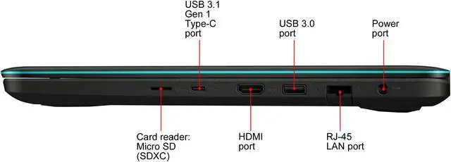 Alt view image 10 of 15 - ASUS Laptop AMD Ryzen 5 3500U 8GB Memory 512 GB PCIe SSD GeForce GTX 1050 15.6" Non-Touch Screen Windows 10 Home 64-bit M570DD-DS55