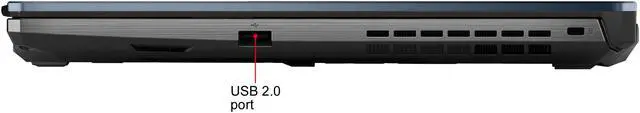 Alt view image 10 of 20 - ASUS TUF Gaming A15 - 15.6" 144 Hz - AMD Ryzen 7 4800H - GeForce GTX 1660 Ti - 16 GB DDR4 - 512 GB SSD - 90 WHr Battery - Win10 Home - Gaming Laptop (TUF506IU-ES74)