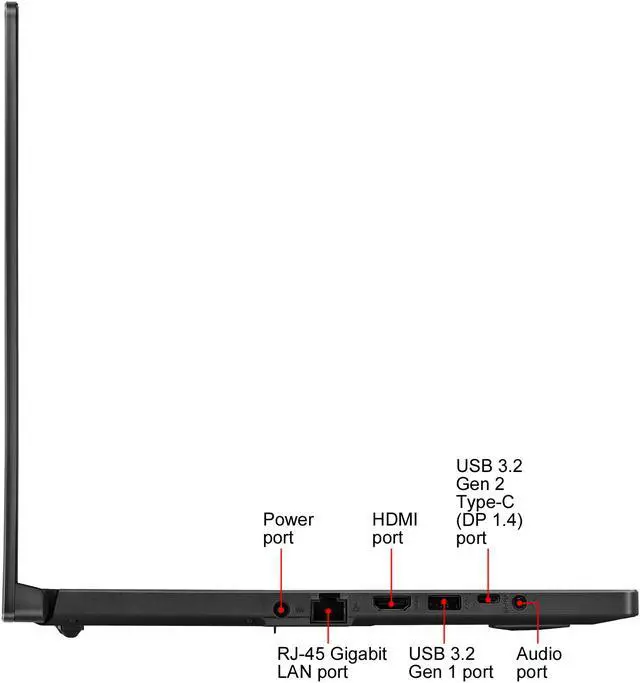 Alt view image 12 of 15 - ROG Zephyrus G15 (2020) - 15.6" 240 Hz PANTONE Validated FHD - GeForce RTX 2060 - AMD Ryzen 7 4800HS - 16 GB DDR4 - 1 TB SSD - Gig+ Wi-Fi 6 - Windows 10 Pro - Ultra Slim Gaming Laptop (GA502IV-XS76)