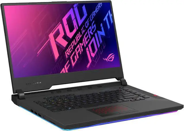 Alt view image 4 of 11 - ASUS ROG Strix Scar 15 Gaming Laptop, 15.6" 300Hz FHD IPS Type Display, NVIDIA GeForce RTX 2070 SUPER, Intel Core i9-10980HK, 16GB DDR4, 1TB PCIe SSD, Per-Key RGB Keyboard, Win10 Pro, G532LWS-XS96