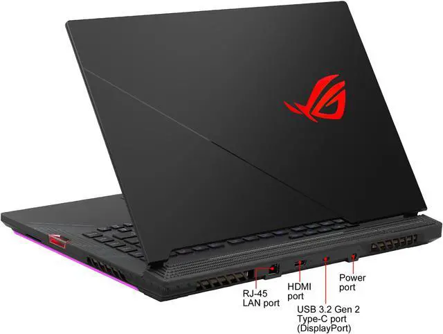 Alt view image 11 of 11 - ASUS ROG Strix Scar 15 Gaming Laptop, 15.6" 300Hz FHD IPS Type Display, NVIDIA GeForce RTX 2070 SUPER, Intel Core i9-10980HK, 16GB DDR4, 1TB PCIe SSD, Per-Key RGB Keyboard, Win10 Pro, G532LWS-XS96