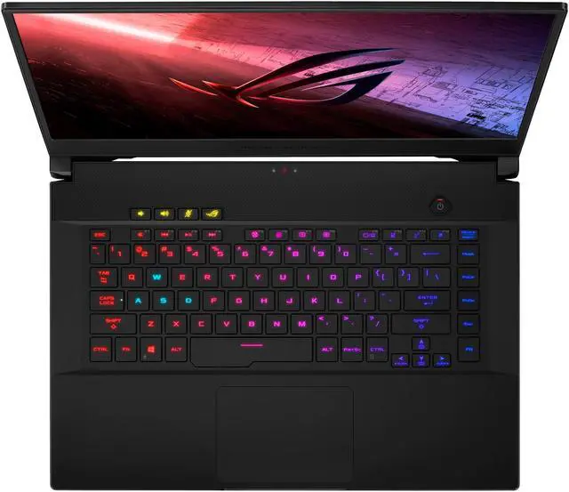 Alt view image 8 of 15 - ASUS ROG Zephyrus S15 - 15.6" 300Hz - GeForce RTX 2070 SUPER - Intel Core i7-10875H - 16GB DDR4 - 1TB SSD - Per-Key RGB - Win10 Pro - Gaming Laptop (GX502LWS-XS76)