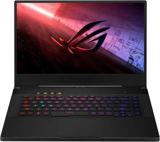 Alt view image 7 of 15 - ASUS ROG Zephyrus S15 - 15.6" 300Hz - GeForce RTX 2070 SUPER - Intel Core i7-10875H - 16GB DDR4 - 1TB SSD - Per-Key RGB - Win10 Pro - Gaming Laptop (GX502LWS-XS76)
