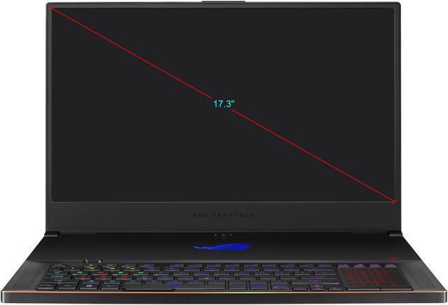Alt view image 5 of 19 - ASUS ROG Zephyrus S17 - 17.3" 144 Hz - GeForce RTX 2060 - Intel Core i7-10750H - 16 GB DDR4 - 1 TB PCIe SSD - Per-Key RGB - Win10 Pro - Gaming Laptop (GX701LV-DS76)