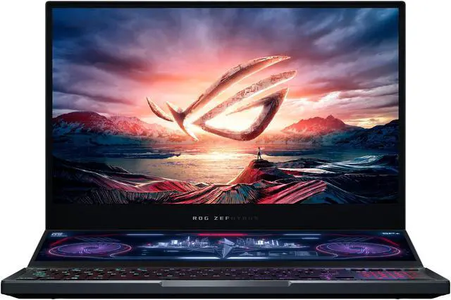 Alt view image 6 of 17 - ASUS ROG Zephyrus Duo 15 - 15.6" 300 Hz - GeForce RTX 2070 SUPER - Intel Core i7-10875H - 32 GB DDR4 - 2 TB RAID 0 SSD - Per-Key RGB - Thunderbolt 3 - Windows 10 - Gaming Laptop (GX550LWS-XS79)