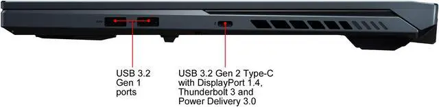 Alt view image 10 of 17 - ASUS ROG Zephyrus Duo 15 - 15.6" 300 Hz - GeForce RTX 2070 SUPER - Intel Core i7-10875H - 32 GB DDR4 - 2 TB RAID 0 SSD - Per-Key RGB - Thunderbolt 3 - Windows 10 - Gaming Laptop (GX550LWS-XS79)