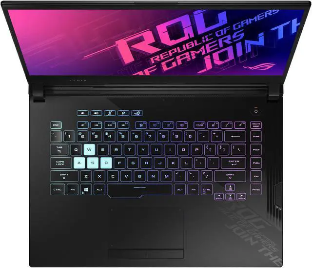Alt view image 6 of 16 - ASUS ROG Strix G15 (2020) - 15.6" 144 Hz - GeForce RTX 2060 - Intel Core i7-10750H - 16 GB DDR4 - 512 GB PCIe SSD - Windows 10 Home - Gaming Laptop (G512LV-ES74)
