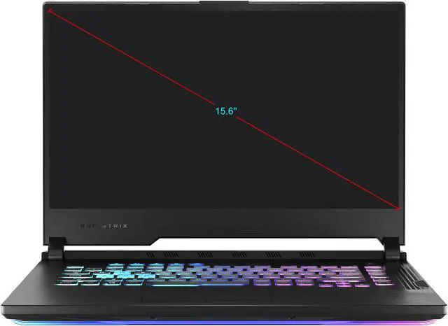Alt view image 4 of 16 - ASUS ROG Strix G15 (2020) - 15.6" 144 Hz - GeForce RTX 2060 - Intel Core i7-10750H - 16 GB DDR4 - 512 GB PCIe SSD - Windows 10 Home - Gaming Laptop (G512LV-ES74)