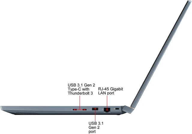 Alt view image 7 of 16 - ASUS ProArt StudioBook Pro X Mobile Workstation Laptop, 17" FHD Narrow Bezel, Intel Xeon E-2276M, 64 GB ECC DDR4, 4 TB PCIe SSD, NVIDIA Quadro RTX 5000, Windows 10 Pro, W730G5T-XH99, Star Grey