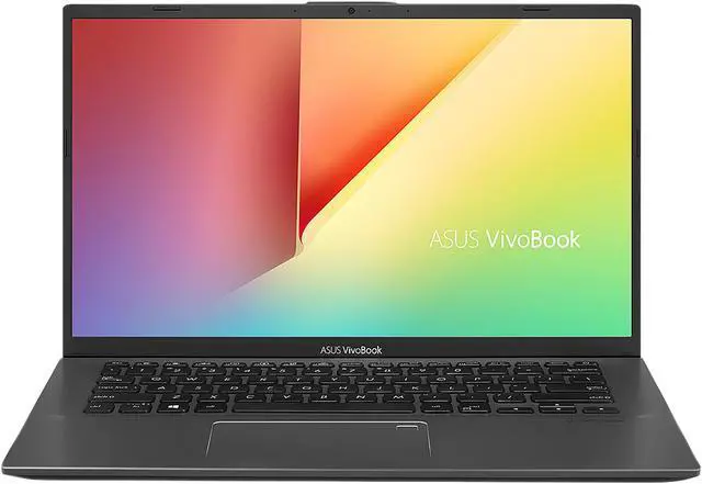 Alt view image 3 of 20 - ASUS VivoBook 14 Laptop, 14" FHD, AMD Ryzen 7-3700U, AMD Radeon RX Vega 10 Graphics, 8 GB DDR4 RAM, 512 GB PCIe SSD, Backlit KB, Fingerprint, Windows 10 Home, Slate Grey, F412DA-NH77