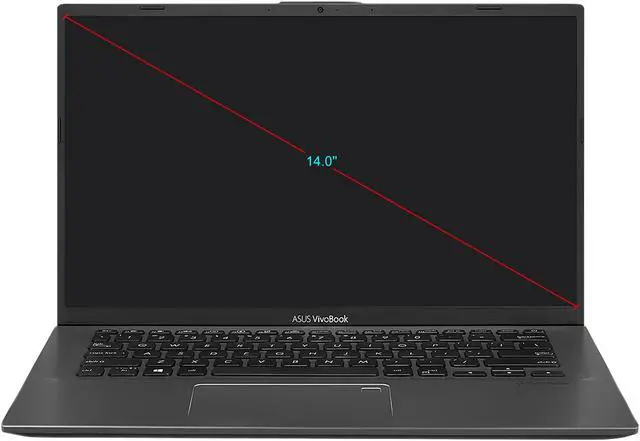 Alt view image 4 of 20 - ASUS VivoBook 14 Laptop, 14" FHD, AMD Ryzen 7-3700U, AMD Radeon RX Vega 10 Graphics, 8 GB DDR4 RAM, 512 GB PCIe SSD, Backlit KB, Fingerprint, Windows 10 Home, Slate Grey, F412DA-NH77