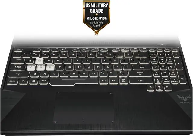 Alt view image 12 of 19 - ASUS TUF FX505 Gaming Laptop, 15.6" 120 Hz FHD IPS-Type Display, AMD Ryzen 7 3750H, NVIDIA GeForce RTX 2060, 16 GB DDR4, 512 GB PCIe SSD, RGB Keyboard, Windows 10 Home, Stealth Black, FX505DV-ES74
