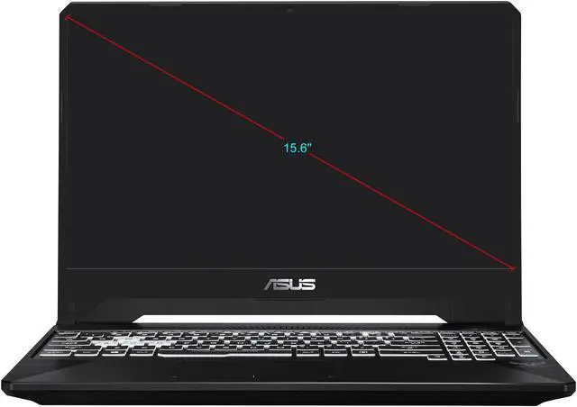 Alt view image 2 of 19 - ASUS TUF FX505 Gaming Laptop, 15.6" 120 Hz FHD IPS-Type Display, AMD Ryzen 7 3750H, NVIDIA GeForce RTX 2060, 16 GB DDR4, 512 GB PCIe SSD, RGB Keyboard, Windows 10 Home, Stealth Black, FX505DV-ES74