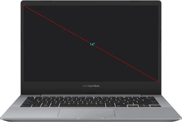 Alt view image 2 of 16 - ASUS ExpertBook P5440 Thin & Light Business Laptop, 14" FHD, Intel Core i5-8265U Processor, 512 GB PCIe NVMe SSD, 8 GB DDR4 RAM, Windows 10 Pro, Fingerprint, TPM, Mgcote Slab Grey, P5440FA-XS54