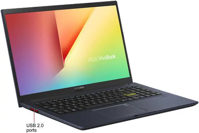 Alt view image 4 of 8 - ASUS VivoBook 15 S513 Thin and Light Laptop, 15.6" FHD Display, AMD Ryzen 5 4500U Processor, 8 GB DDR4 RAM, 512 GB PCIe SSD, Fingerprint Reader, Windows 10 Home, Indie Black, S513IA-DB51