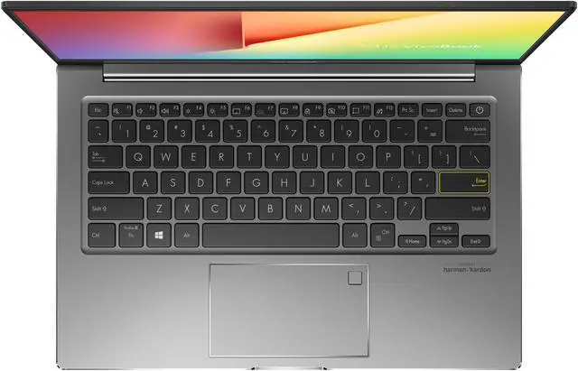Alt view image 8 of 20 - ASUS VivoBook S13 Thin and Light Laptop, 13.3" FHD Display, Intel Core i5-1035G1 CPU, 8 GB LPDDR4X RAM, 512 GB PCIe SSD, Windows 10 Home, Fingerprint Reader, Indie Black, S333JA-DS51