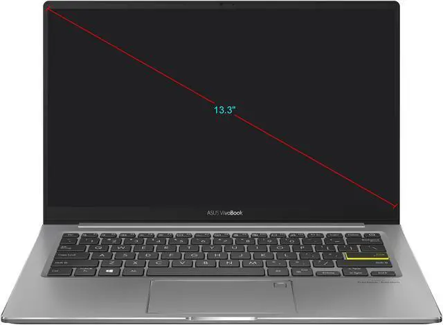 Alt view image 4 of 20 - ASUS VivoBook S13 Thin and Light Laptop, 13.3" FHD Display, Intel Core i5-1035G1 CPU, 8 GB LPDDR4X RAM, 512 GB PCIe SSD, Windows 10 Home, Fingerprint Reader, Indie Black, S333JA-DS51
