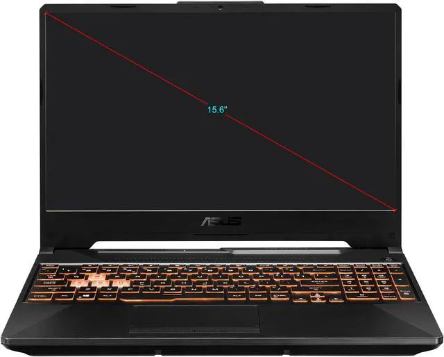 Alt view image 3 of 16 - ASUS TUF Gaming A15 - 15.6" FHD - AMD Ryzen 5 4600H - GeForce GTX 1660 Ti - 8 GB DDR4 - 512 GB SSD - RGB Keyboard - Windows 10 Home - Bonfire Black - Gaming Laptop (FA506IU-NB53)