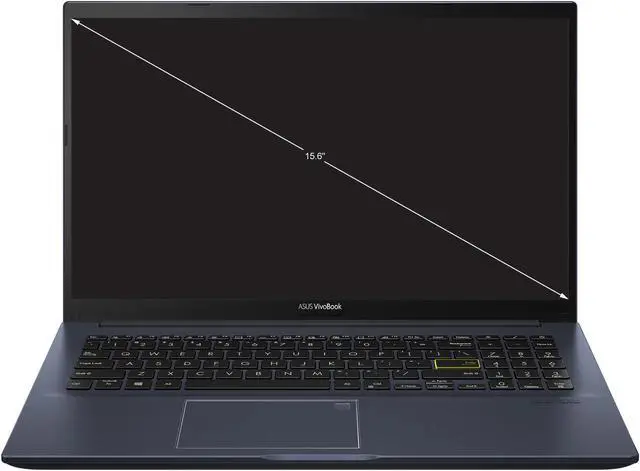 Alt view image 2 of 9 - ASUS VivoBook 15 F513 Thin and Light Laptop, 15.6" FHD Display, AMD Ryzen 5 4500U CPU, 8GB DDR4 RAM, 128GB PCIe SSD, 1TB HDD, Windows 10 Home, Bespoke Black, F513IA-EB55