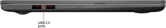 Alt view image 8 of 9 - ASUS VivoBook 15 K513 Thin & Light Laptop, 15.6" FHD Display, Intel i7-1165G7 CPU, NVIDIA GeForce MX350, 8 GB DDR4, 512 GB SSD, Fingerprint Reader, Windows 10 Home, Indie Black, K513EQ-NH71
