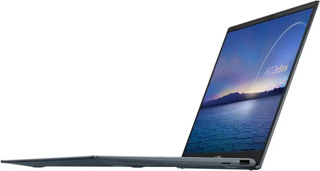 Alt view image 6 of 19 - ASUS ZenBook 14 Ultra-Slim Laptop 14" Full HD NanoEdge Bezel Display, AMD Ryzen 7 4700U CPU, 16 GB RAM, 1 TB PCIe SSD, NumberPad, Windows 10 Pro, Pine Grey, UM425IA-NH74 - Only at Newegg