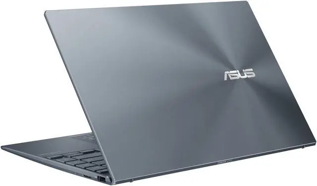Alt view image 16 of 19 - ASUS ZenBook 14 Ultra-Slim Laptop 14" Full HD NanoEdge Bezel Display, AMD Ryzen 7 4700U CPU, 16 GB RAM, 1 TB PCIe SSD, NumberPad, Windows 10 Pro, Pine Grey, UM425IA-NH74 - Only at Newegg