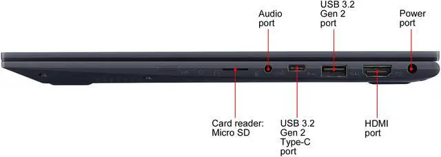 Alt view image 14 of 20 - ASUS VivoBook Flip 14 Thin and Light 2-in-1 Laptop, 14" FHD Touch Display, AMD Ryzen 7 4700U, 8 GB DDR4 RAM, 512 GB SSD, Glossy, Stylus, Windows 10 Home, Fingerprint Reader, Bespoke Black, TM420IA-DB71T