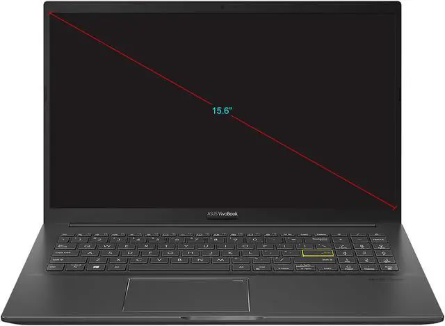 Alt view image 2 of 9 - ASUS VivoBook 15 S513 Thin and Light Laptop, 15.6" FHD Display, AMD Ryzen 7 4700U Processor, 8 GB DDR4 RAM, 1 TB PCIe SSD, Fingerprint Reader, Windows 10 Home, Indie Black, S513IA-DB74