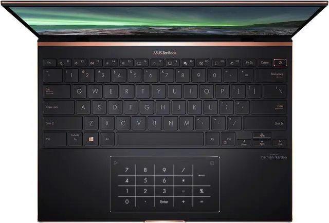 Alt view image 8 of 11 - ASUS ZenBook S Ultra Slim Laptop, 13.9" 3300x2200 3:2 500nits Touch Display, Intel Evo Platform Core i7-1165G7 CPU, 16GB RAM, 1TB SSD, Thunderbolt 4, TPM, Windows 10 Pro, Jade Black, UX393EA-XB77T