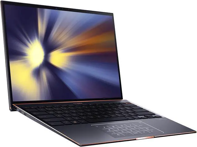 Alt view image 5 of 11 - ASUS ZenBook S Ultra Slim Laptop, 13.9" 3300x2200 3:2 500nits Touch Display, Intel Evo Platform Core i7-1165G7 CPU, 16GB RAM, 1TB SSD, Thunderbolt 4, TPM, Windows 10 Pro, Jade Black, UX393EA-XB77T