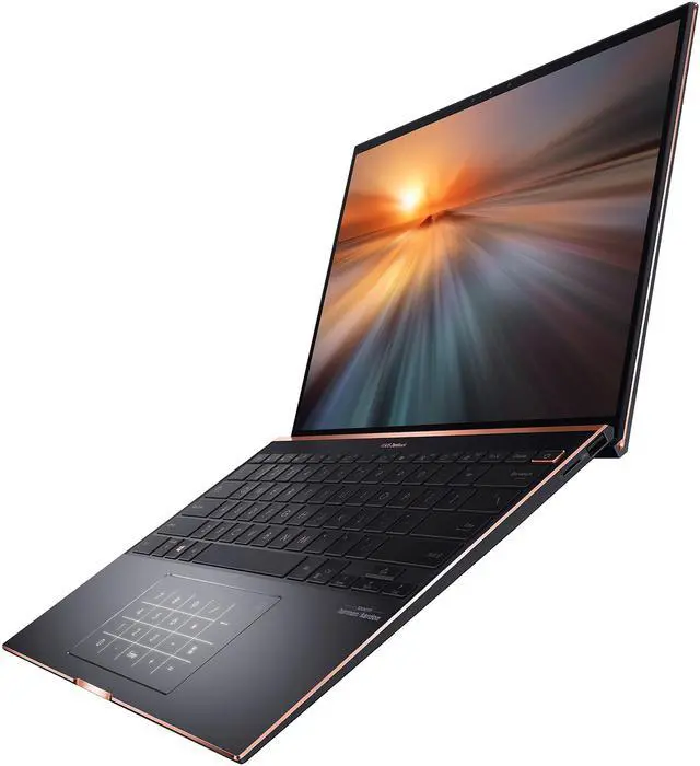 Alt view image 7 of 11 - ASUS ZenBook S Ultra Slim Laptop, 13.9" 3300x2200 3:2 500nits Touch Display, Intel Evo Platform Core i7-1165G7 CPU, 16GB RAM, 1TB SSD, Thunderbolt 4, TPM, Windows 10 Pro, Jade Black, UX393EA-XB77T