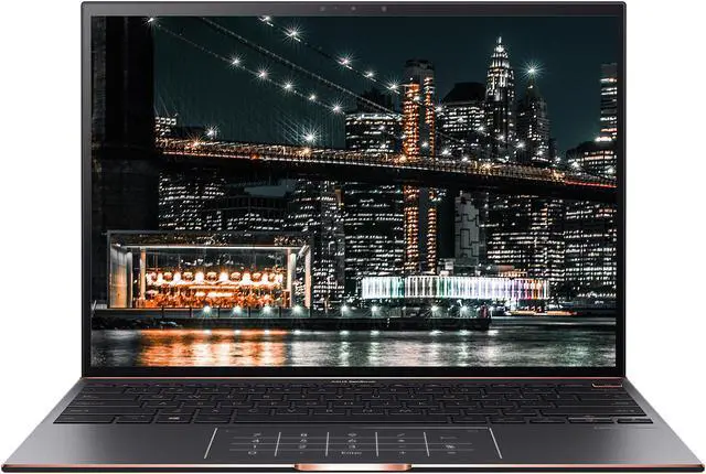 Alt view image 3 of 11 - ASUS ZenBook S Ultra Slim Laptop, 13.9" 3300x2200 3:2 500nits Touch Display, Intel Evo Platform Core i7-1165G7 CPU, 16GB RAM, 1TB SSD, Thunderbolt 4, TPM, Windows 10 Pro, Jade Black, UX393EA-XB77T