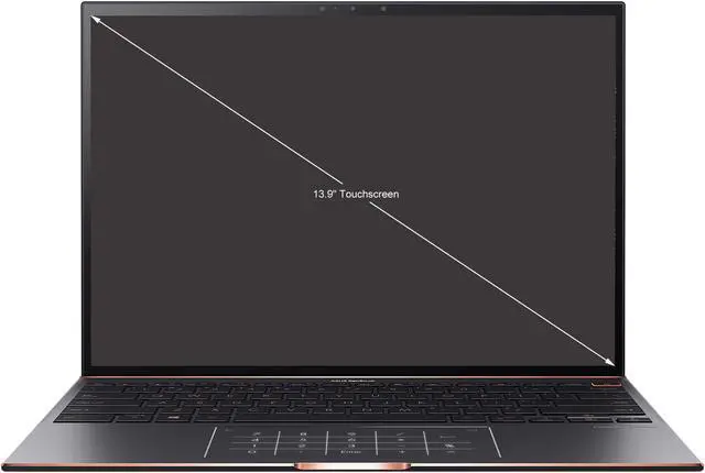 Alt view image 4 of 11 - ASUS ZenBook S Ultra Slim Laptop, 13.9" 3300x2200 3:2 500nits Touch Display, Intel Evo Platform Core i7-1165G7 CPU, 16GB RAM, 1TB SSD, Thunderbolt 4, TPM, Windows 10 Pro, Jade Black, UX393EA-XB77T